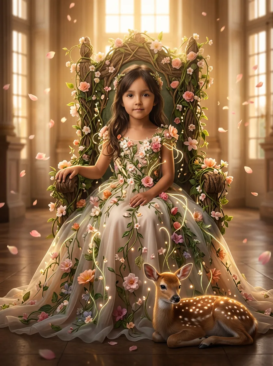 Reina del reino de flores